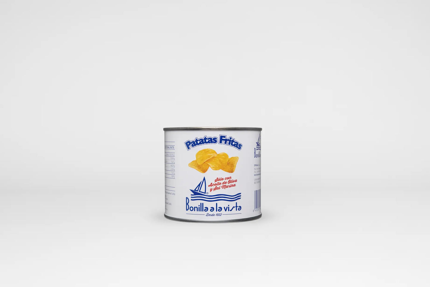 Lata patatas Bonilla a la vista