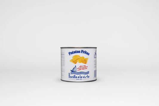 Lata patatas Bonilla a la vista